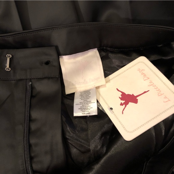 Girls La Piccola Danza Satin Tuxedo Dance Pants - Picture 8 of 16